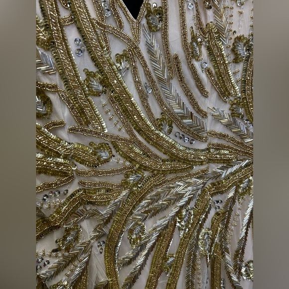 Mac Duggal 5478 NWT Long Beaded Sequin Prom Formal Dress - Picture 7 of 11